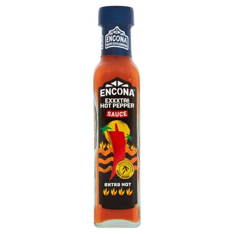 Encona Extra Hot West Indian Hot Pepper Sauce 150g British Online