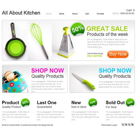 Explore a wide range of the best kitchen appliances on aliexpress to find one that suits you! Create Free Kitchen Store Website | Templates Perfect