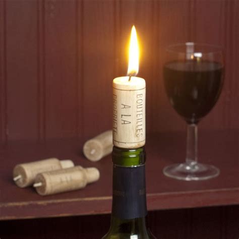 cork candles set of 4 cork candle candles pretty wine bottles