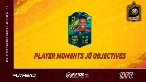 Fifa 20 Player Moments Jô Season Objective List Of Objectives And