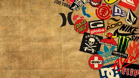 Skateboard Logos Wallpaper For Desktop 1920x1080 Full Hd