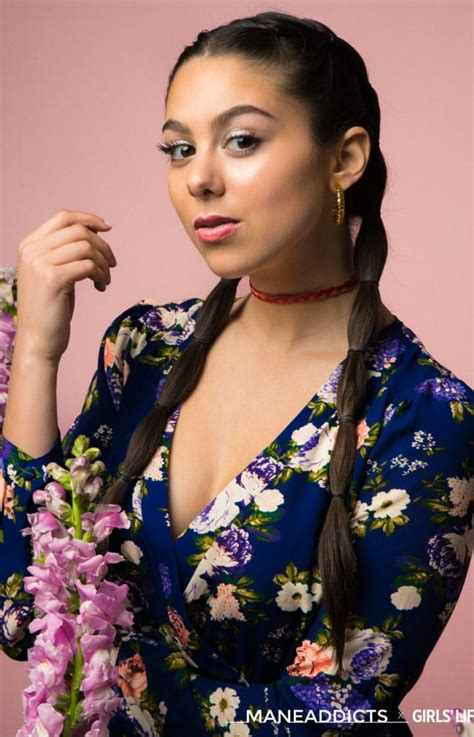 One To Watch Kira Kosarin Debuts Floral Inspired Spring Hair Trends