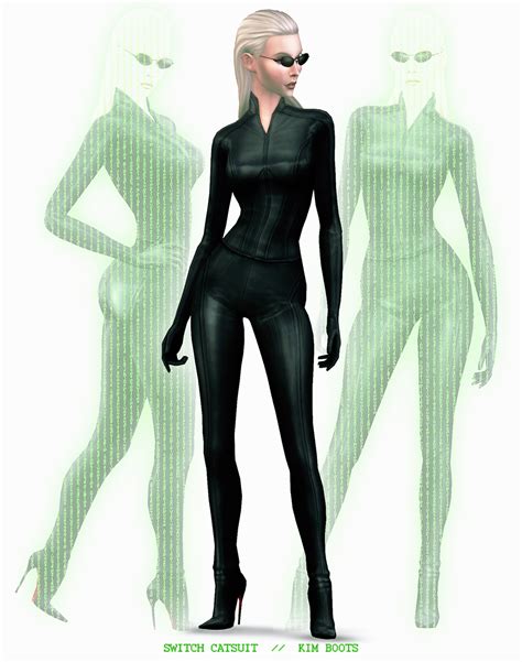 Switch Catsuit Sentate X Arethabee Collaboration The Sims 4 Create