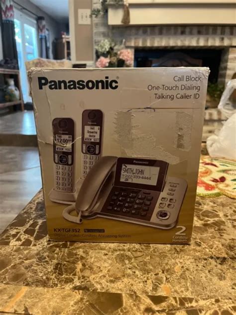 Panasonic Cordedcordless Phone System Wanswering Machine Kx Tgf352n