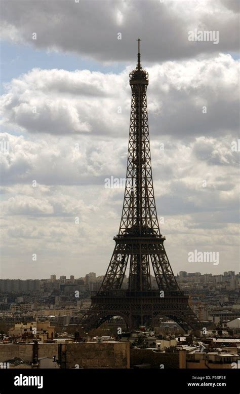 France Paris Eiffel Tower 1887 1889 Built By Gustave Eiffel 1832
