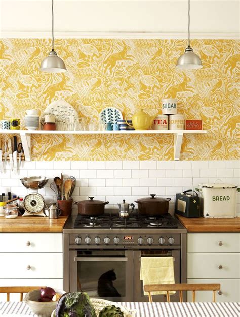 Kitchen Wallpaper Ideas Country And Modern Kitchen Wallpaper