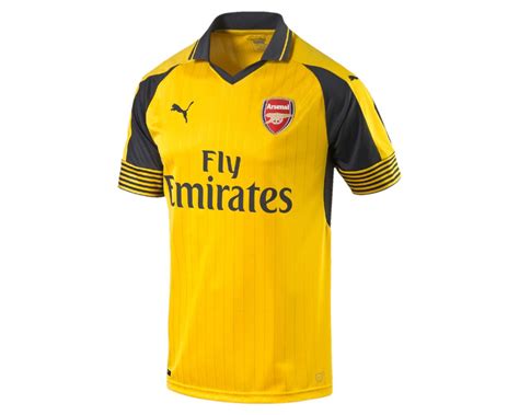 Puma Arsenal Away Mens Jersey 201617 Yellow