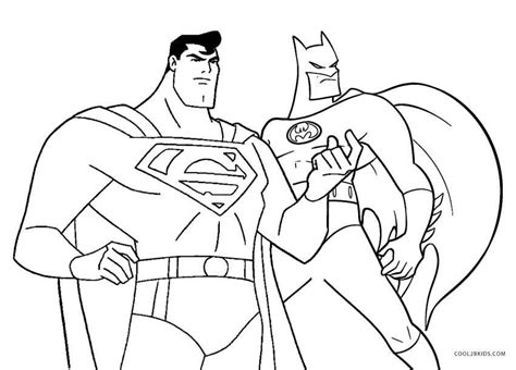 Batman And Superman Coloring Pages