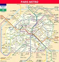 Plan du Métro de Paris - Paris-Metro-Map.info
