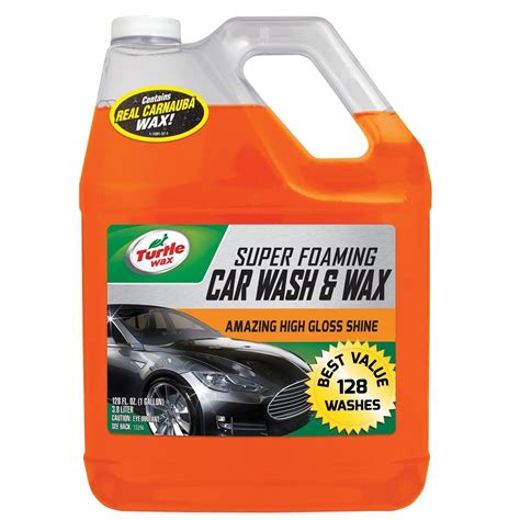 Turtle Wax Super Foaming Car Wash And Wax Liquid Oz