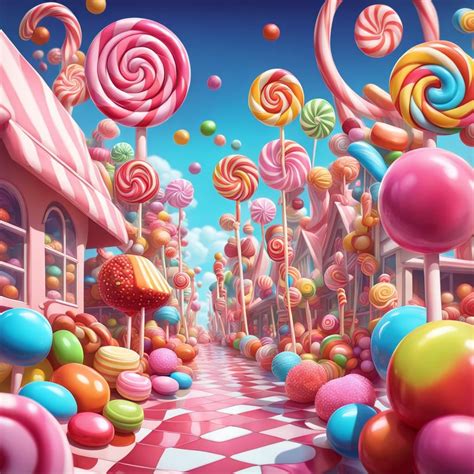 Candy Wonderland Ai Generated Artwork Nightcafe Creator