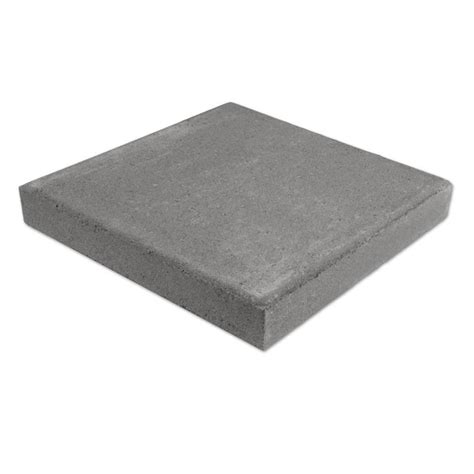 Natural Gray Color Concrete Patio Stone Common 16 In X 16 In Actual