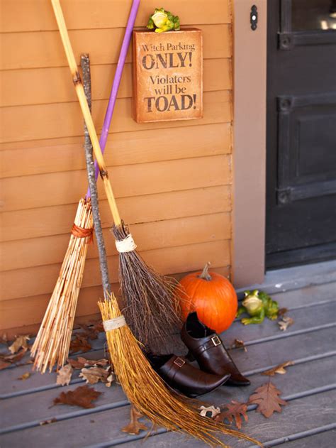 Make Witches Brooms To Use As Halloween Decorations