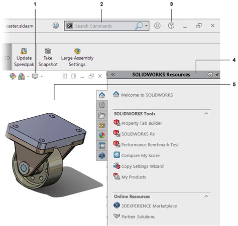 2020 SOLIDWORKS Help User Interface Overview