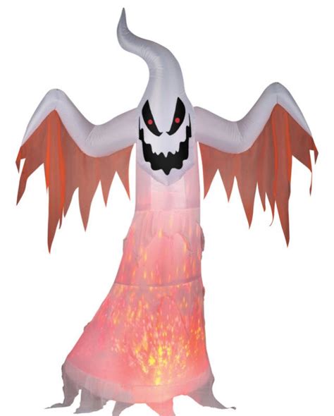 Kaleidoscope Fire And Ice Ghost Airblown Inflatable Halloween Yard Decor 7