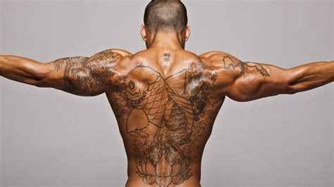 Wallpaper Bodybuilder Muscles Tattoo Bodybuilding Guys Muscle