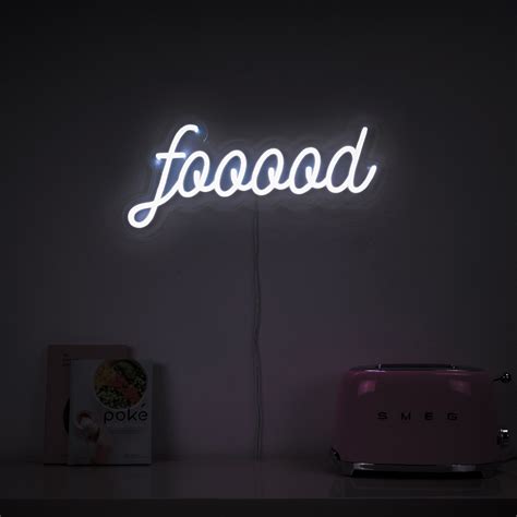 Fooood Led Neon Sign Noalux Led Neon Signs ⚡handmade With Love