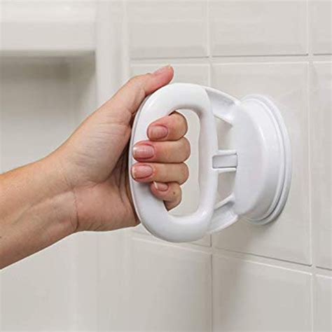 If your baby seems frightened of bathing and cries, try bathing together. Ceiken Bath Safety Handle Suction Cup Handrail Grab ...