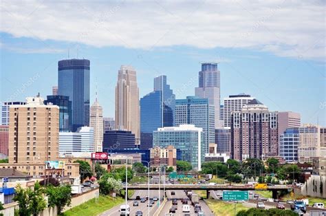 Minneapolis Minnesota Downtown Skyline Stock Editorial Photo