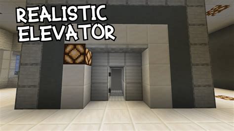 How To Build A Multi Floor Elevator In Minecraft