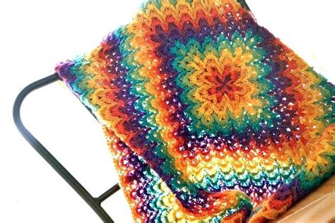 Bargello Blanket Crochet Pattern By Lena Fedotova Crochet Blanket