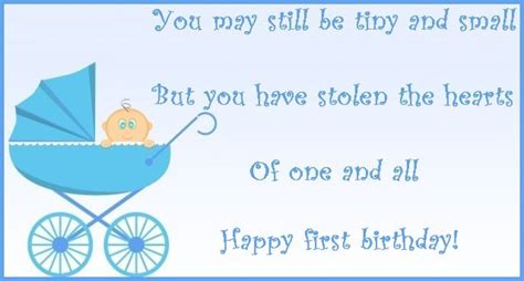 Your child's first birthday marks the milestone for parents, so it is a worthy cause of celebration! 50+ First Birthday Wishes, Poems, and Messages | Holidappy