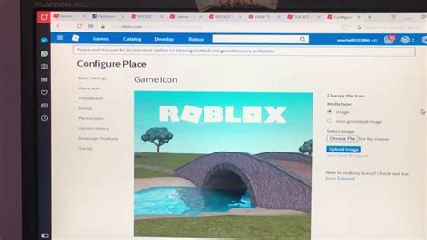 How To Make A Picture For Your Game On Roblox Youtube