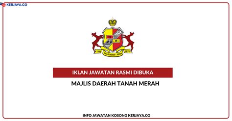 Prasarana malaysia berhad atau prasarana merupakan syarikat milik kerajaan 100% yang telah ditubuhkan pada 11 september bukit mas 17500 tanah merah kelantan. Jawatan Kosong Terkini Majlis Daerah Tanah Merah ...