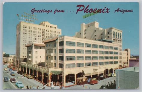 Hotel And Resort~hotel Adams And Valley Bank Building Phoenix Az~vintage