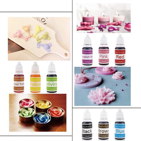 16 Colors Liquid Soap Dye Kit Food Grade Skin Safe Vegan