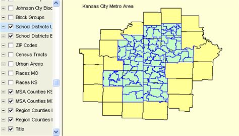 Zip Code Map Of Kansas City Metro United States Map