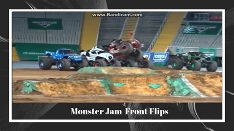 Monster Jam Insane Front Flips 2018 Youtube