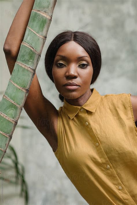 Beauty Portrait Of African Woman Posing By Stocksy Contributor Lumina Stocksy