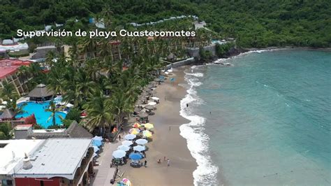 Playa Cuastecomates supervisión de obras y entrega de apoyos YouTube