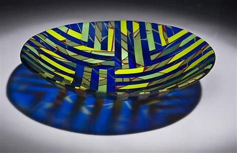 Reflections In A Pond By Varda Avnisan Art Glass Bowl Artful Home In 2023 Art Glass Bowl