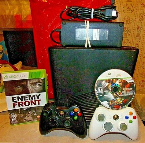 Xbox 360 S1439 320gb Bundle W2 Wireless Controllersenemy Frontstr