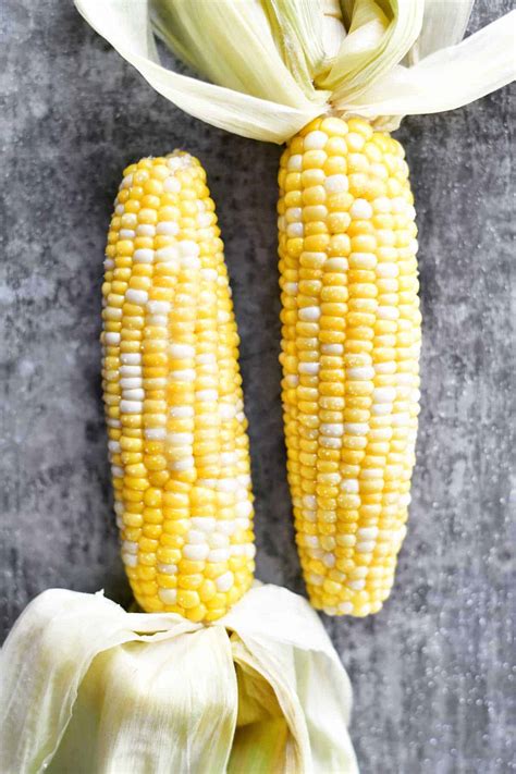 Place each ear of corn on a piece of aluminum foil. How To Cook Corn On The Cob - The Gunny Sack