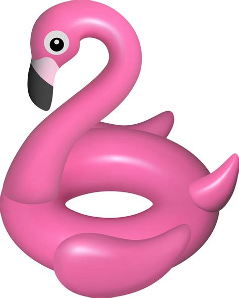 Isolated Flamingo Swimming Ring Inflatable Flamingo 7850173 Vector Art