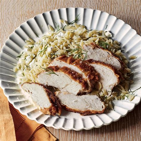 Chicken dinners are an ina this one combines fresh spring chicken with lemon and garlic for a comforting, classic main. Crispy Chicken With Lemon Orzo From Ina Garten