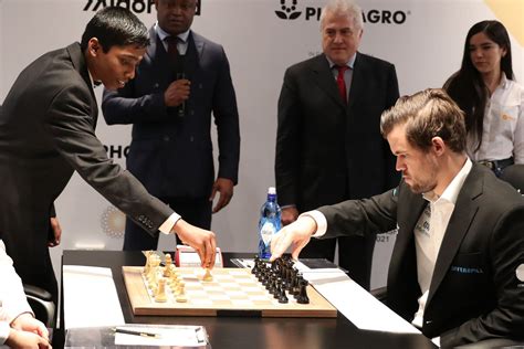 Rameshbabu Praggnanandhaa Defeats Chess World Champion Magnus Carlsen