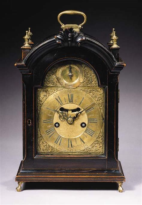 a dutch ebonised striking bracket clock by gerrit bramer 1684 1770 amsterdam second