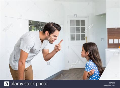 Father Scolding Daughter High Resolution Stock Photography And Images