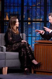 Jessica Biel On Late Night With Seth Meyers In New York City Gotceleb