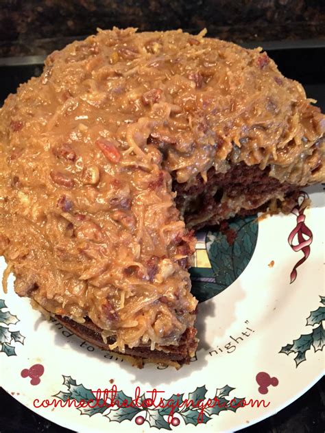 A spectacular german chocolate cake made from scratch, using cake flour. bake a cake that would make mama proud. Connect the Dots Ginger | Becky Allen: Homemade German ...