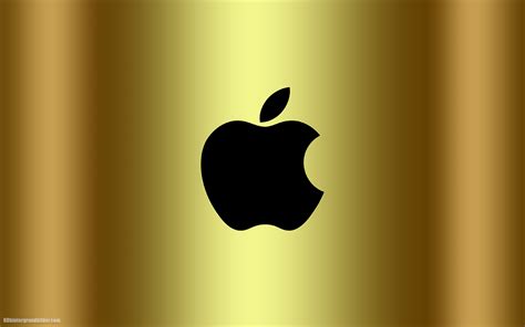 Best Of Gold Apple Logo Wallpaper Hd Pictures