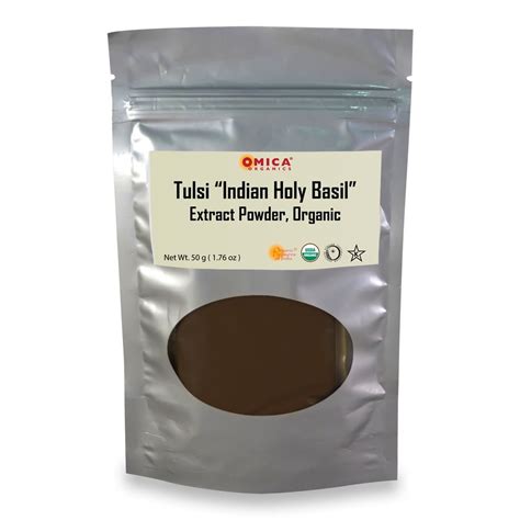 Tulsi Indian Holy Basil Powder Organic Item Tul30062 100 G 35