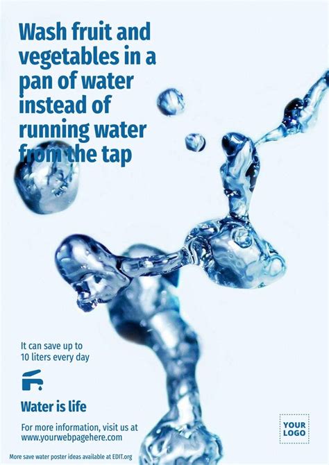 Customize Water Conservation Posters