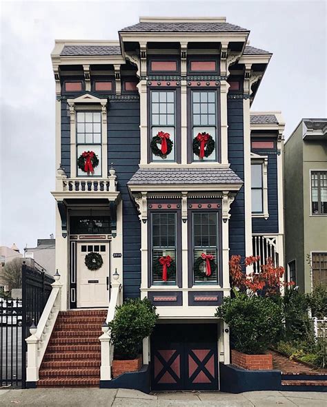 San Francisco California Victorian Homes Exterior Victorian Homes