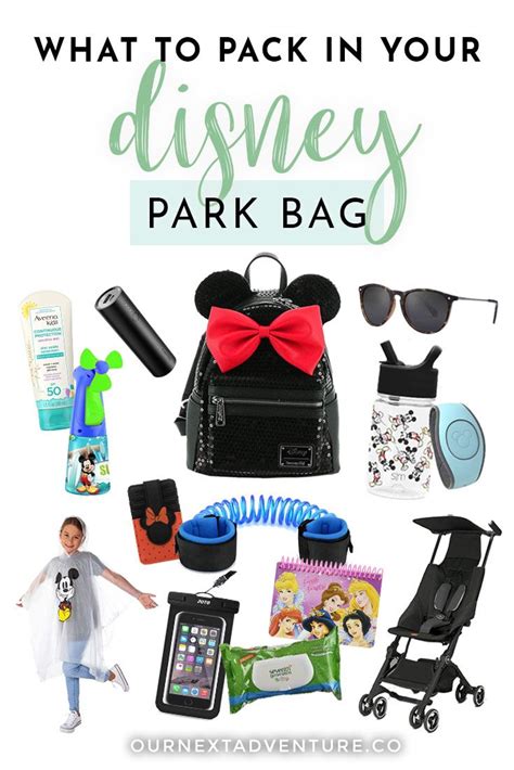 Disney Packing List Must Haves For Your Disney Park Bag Our Next