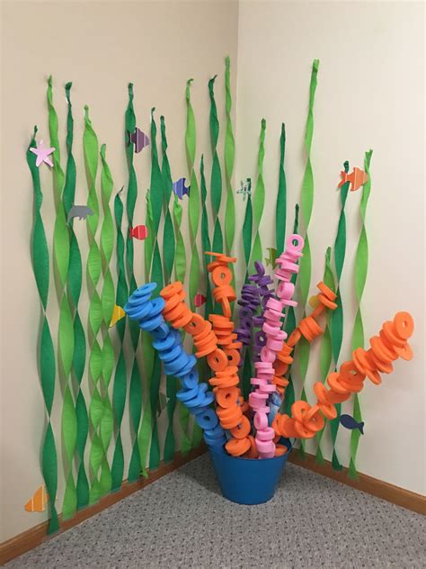 A Corner Of The Pastors Office Was Covered With Seaweed And Coral
